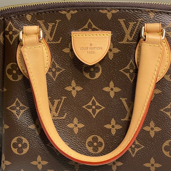 LOUIS VUITTON Rivoli PM Monogram Canvas Shoulder Bag Brown - Picture 3 of 11